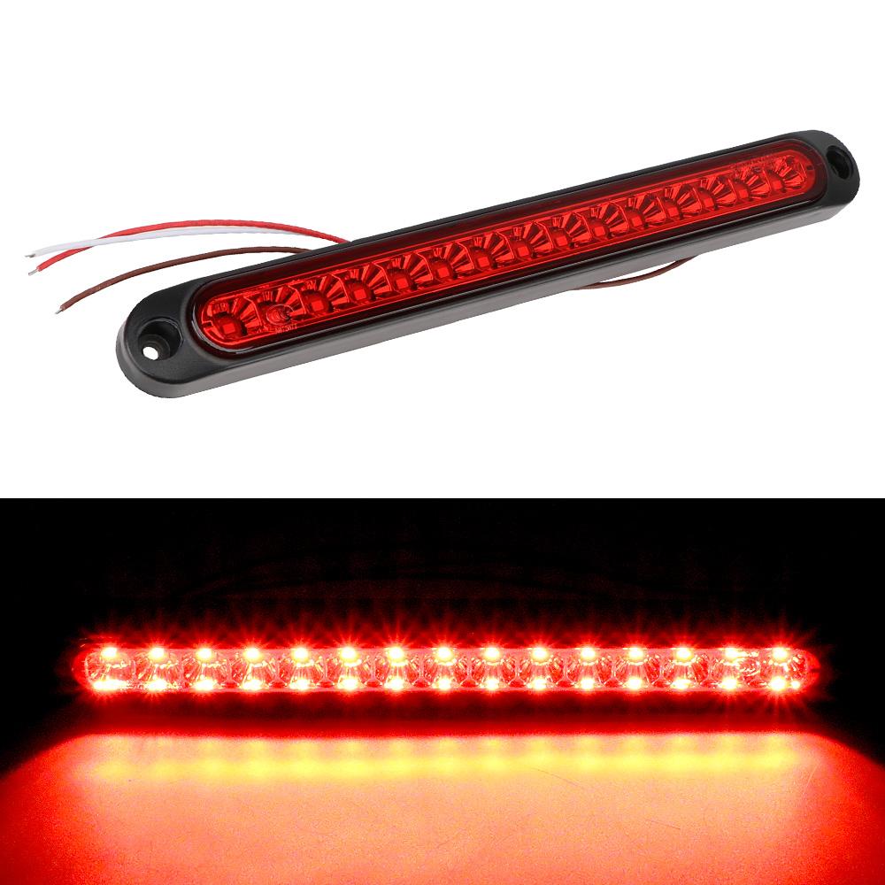 For Truck Trailer Lorry Bus Rear Brake Lamp 15LED Light Strip Car Lights Brake Light Warning Tail Light Turn Signal Lamps