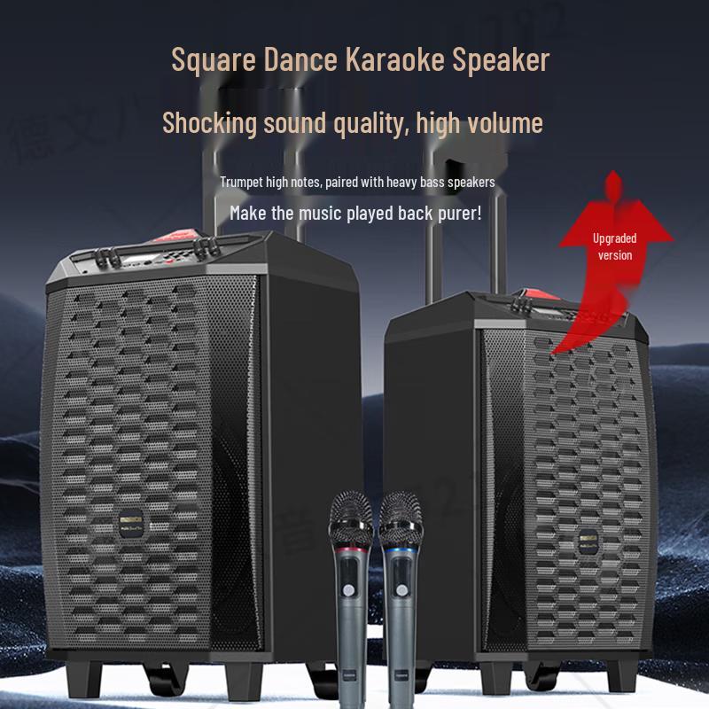 Malata 12-inch Portable Karaoke Speaker CN Plug (adapter Included) (CN Version)