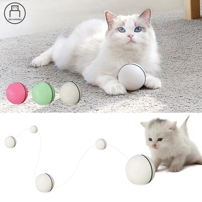 Electric Interactive Cat Toy Ball Rolling Ball for Kitten Cats Exercise