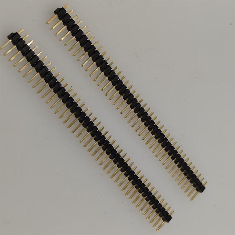 10Pcs 1x40P Straight Pin Header 2.54mm Pitches Single Row Male Plug Socket Breakaway PCB Board Pin Header Connectors