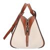 LOEWE A538S35X27 Leather x Canvas Hammock, Small, 2-Way Shoulder bag Tan x NaturalUsed
