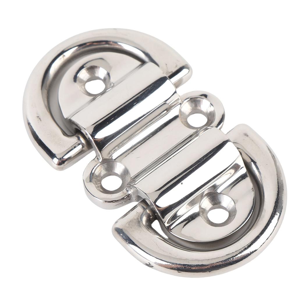 Boat D Type Connector 316 Stainless Steel Strong Load Bearing Multifunctional Boat Ring Connector Hook for Marine Yacht
