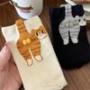 3 Pairs Women's Cat Socks 3D Cat Socks Quirky Socks Spring Autumn and Winter Socks Lot