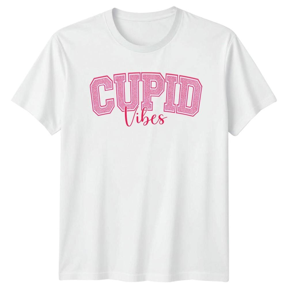 Cupid Vibes Unisexs TShirt Valentines RoUnisexce Gift For Her S