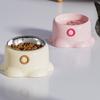 Anti-Slip Neck Protector Cat Bowls Anti-Tip Tilted Mouth Dog Food Bowl Stable Anti-Knock Stainless Steel Pet Bowl Pet Feeding