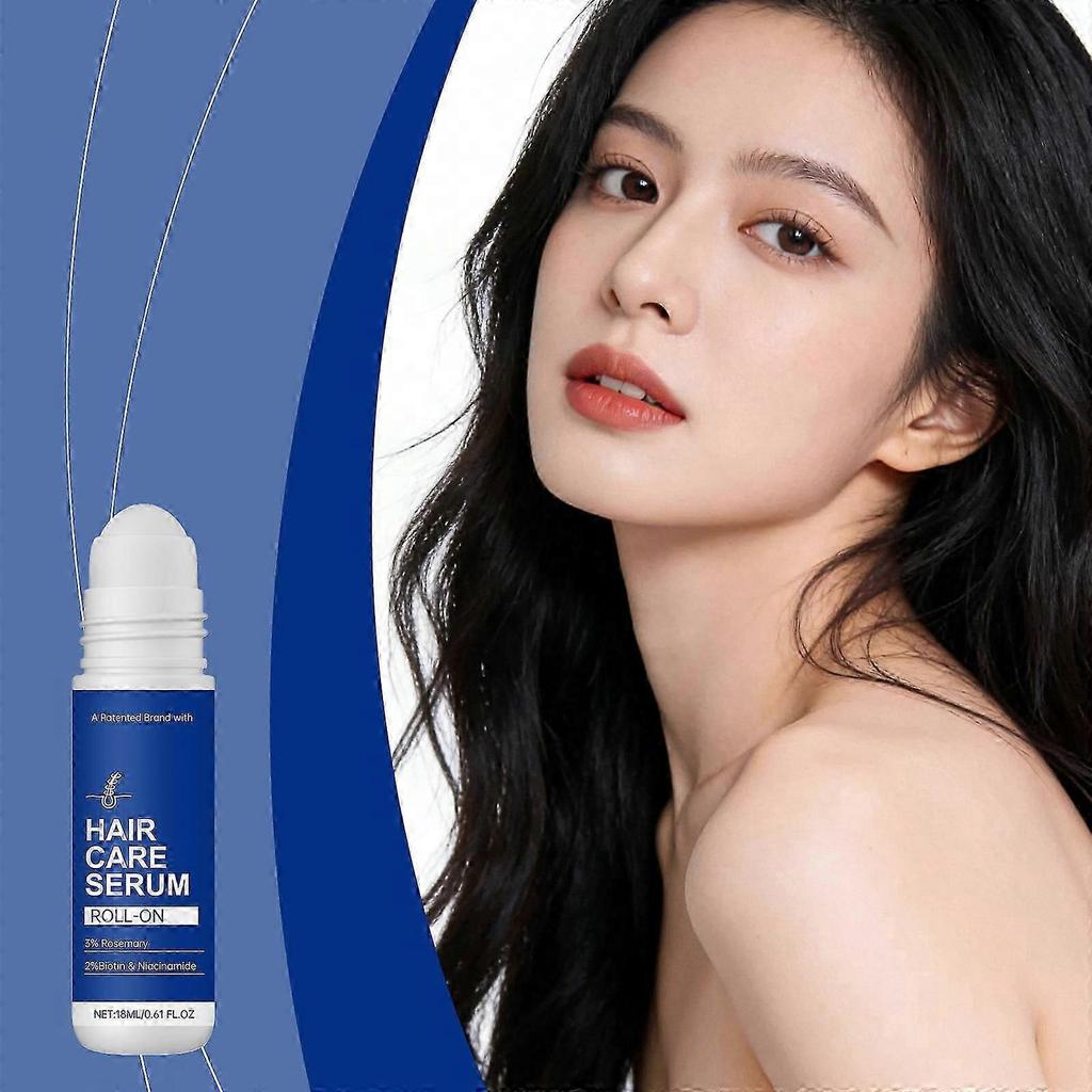 Rosemary Hair Growth Serum Roll-On, Scalp Nourishing Treatment for Thicker & Fuller Hair 