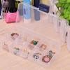 Jewelry 10/15/24 Grids Box Wear-resistant Space-saving Transparent Organizer Small Earring Storage for Travel Case