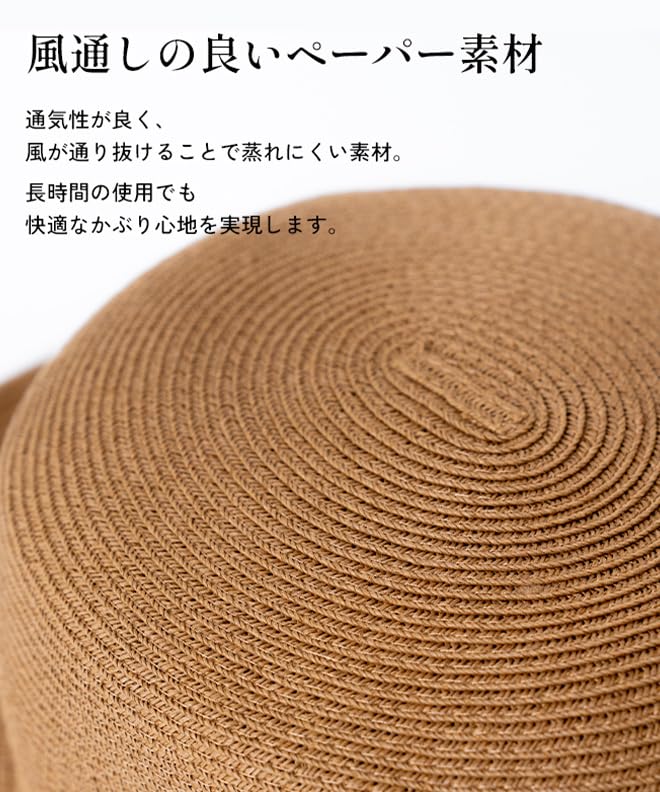 Nakota Paper Long Brim Straw Wide UV Navy Hat, Hat, Brim, Spring/Summer, Men's/Women's, Popular, Protection,