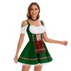 2026 Oktoberfest Dirndl Costume: Multi-Color German Cosplay Dress for Munich Performances