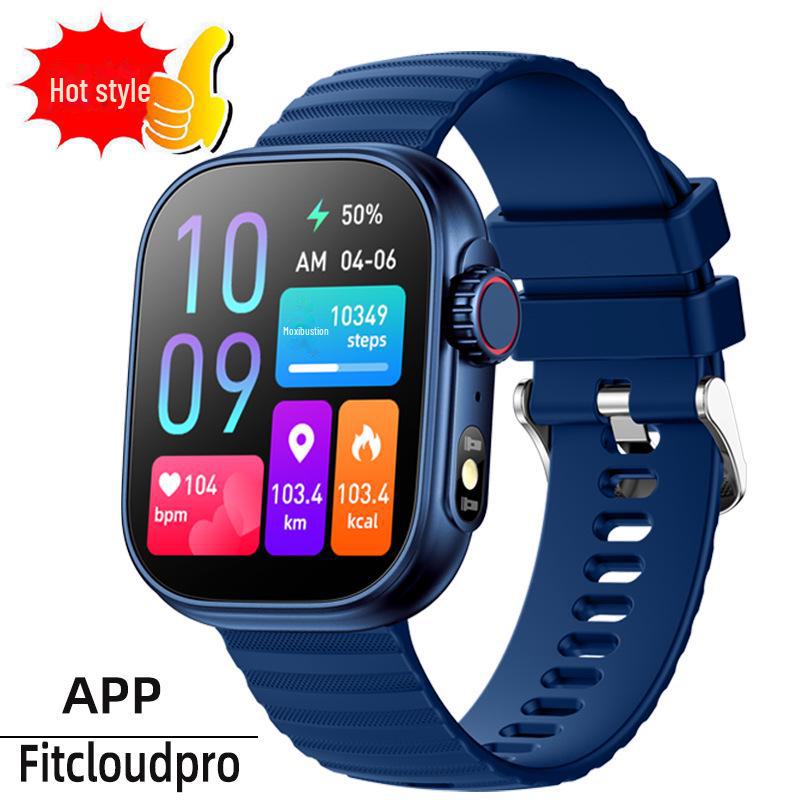 

Temu Смарт-часы ZW60: Пульсометр, монитор здоровья, Bluetooth-вызов, круглый экран, женский фитнес-браслет zw39 синий