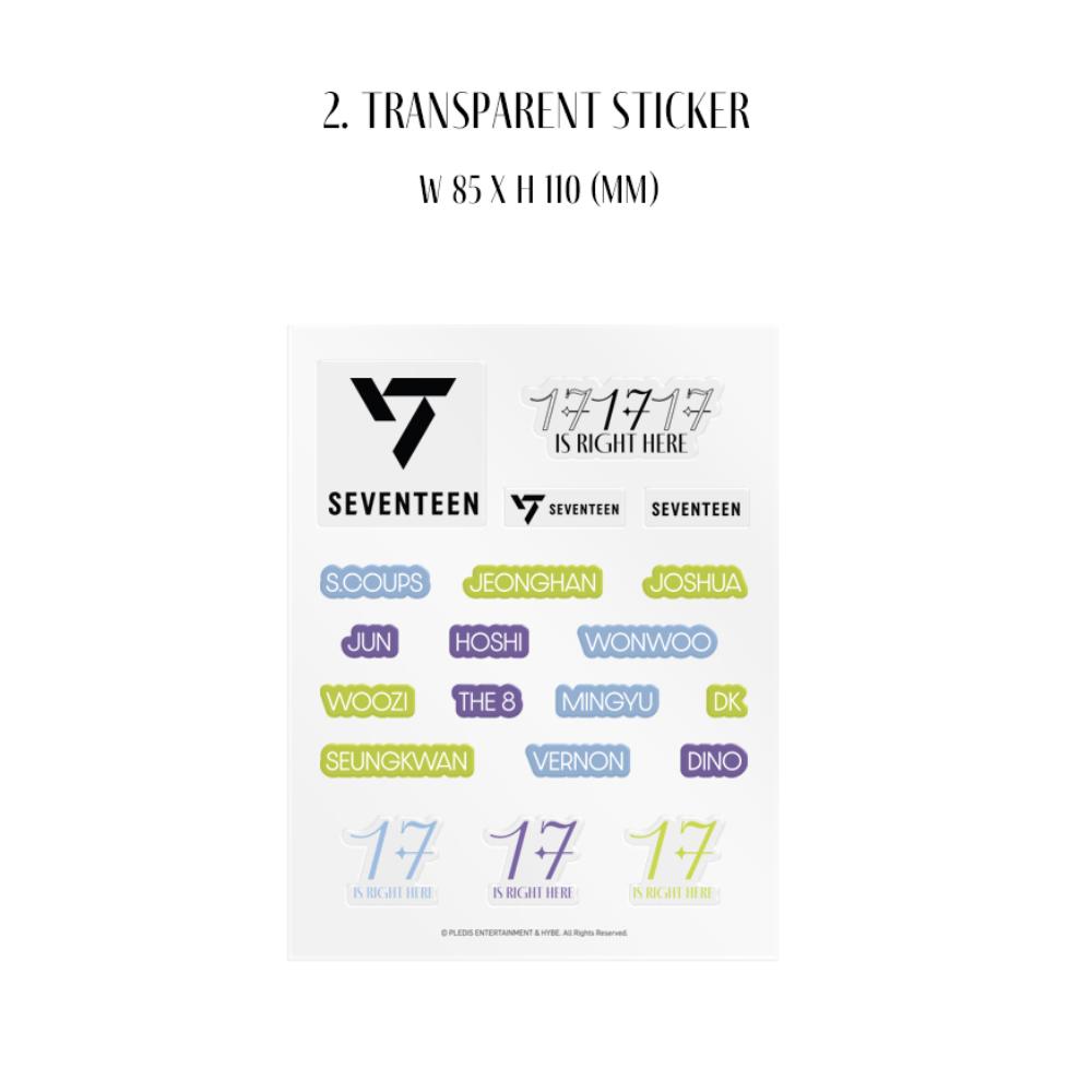 SEVENTEEN 3D Lenticular Mini Card & Binder (17 IS RIGHT HERE Ver)