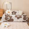 Flower Padded Sofa Cover Chenille Four Seasons Universal Sofa Cushion Cloth Anti-slip Cat Scratch Sofa Cover