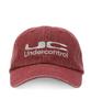 Eondeokeonteulol Washed Cotton Vintage Relaxed Fit Logo Oversized Big Head Ball Cap Unisex Baseball Cap Uc / Bio Washed B B / Ox Red