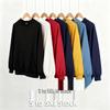 Loose Solid Color Round Neck Hoodie - Unisex Long Sleeve for Couples, Spring & Autumn