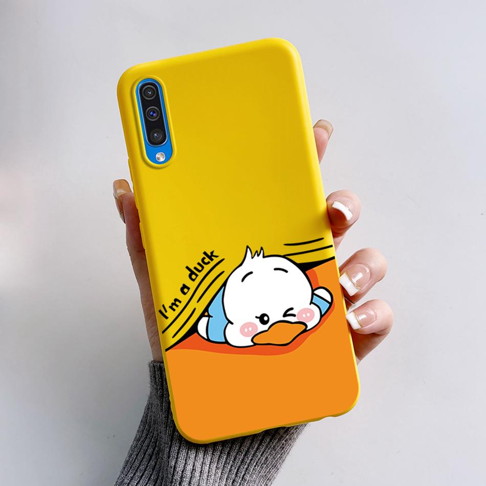 For Samsung A50 A50S A30S Case Cartoon Soft Liquid Silicone Full Protection Phone Back Cover For Galaxy A 50 50S 30S Funda Shell
