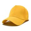 Pure Cotton Hard Top Five Piece Baseball Cap Custom Solid Color Light Plate Big Brim Baseball Cap