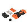 Auto Glass Cleaning Scraper Tool for Car Windows Stickers Non Scratch Scraper with Metal+Plastic Blades Oven & Hob Scraper