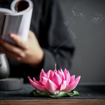 Seramik Lotus Tütsülük, Çubuk Tütsü Tutucu, Aroma Noktası, Sandal Ağacı Tütsü, Chenxiang Ev Dekorasyonu