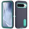 Coque robuste en silicone à armure lourde pour Google Pixel 9 /9 Pro / 9 Pro XL Robuste Protection Lourde avec Support Housse antichoc