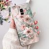 Phone Case For Samsung Galaxy A8+ (2018) SM-A730F / A8 (2018) SM-A530F Elegant Floral Butterfly Soft Silicone TPU Cases
