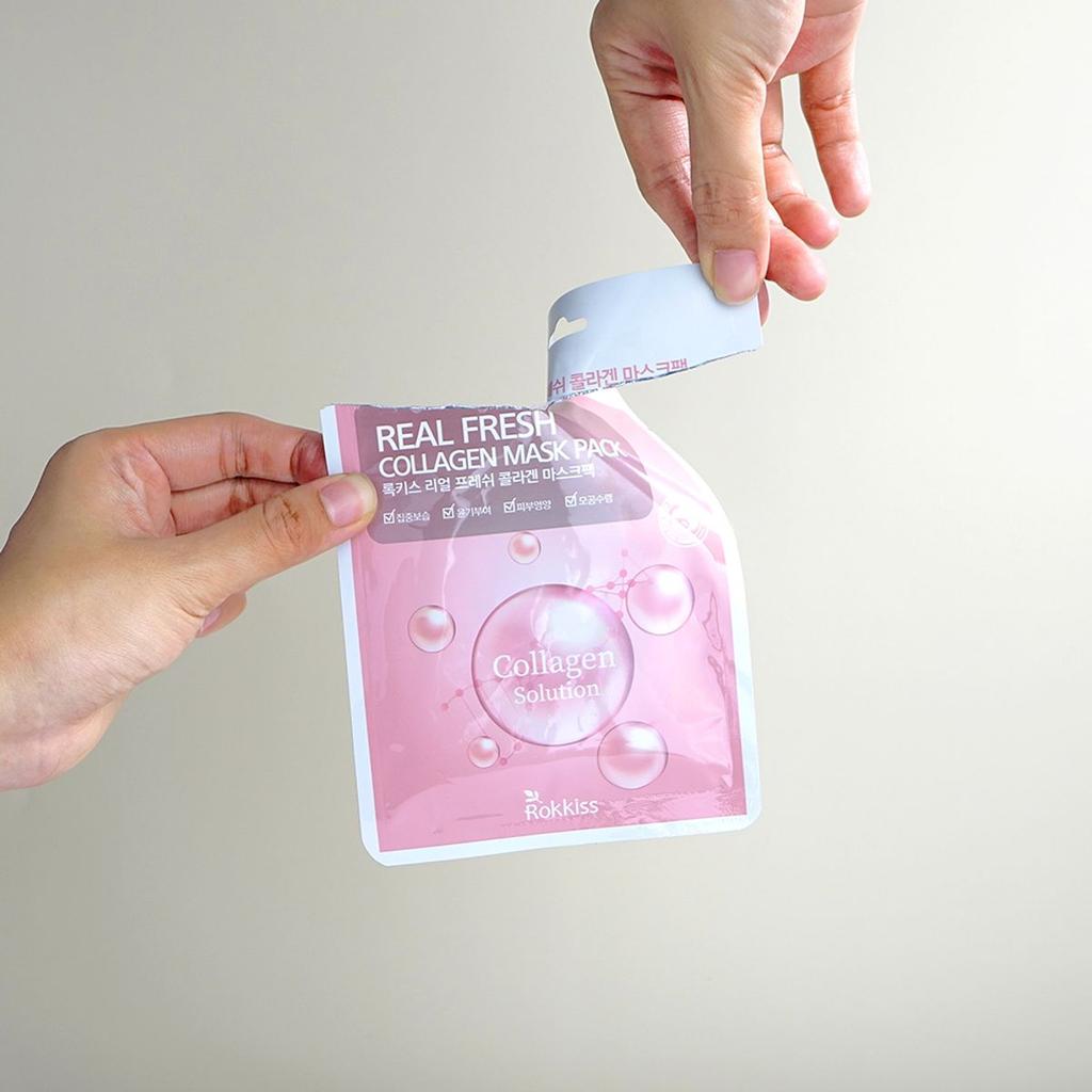 Real Fresh Collagen Mask Pack 50-Pack 1 Pack