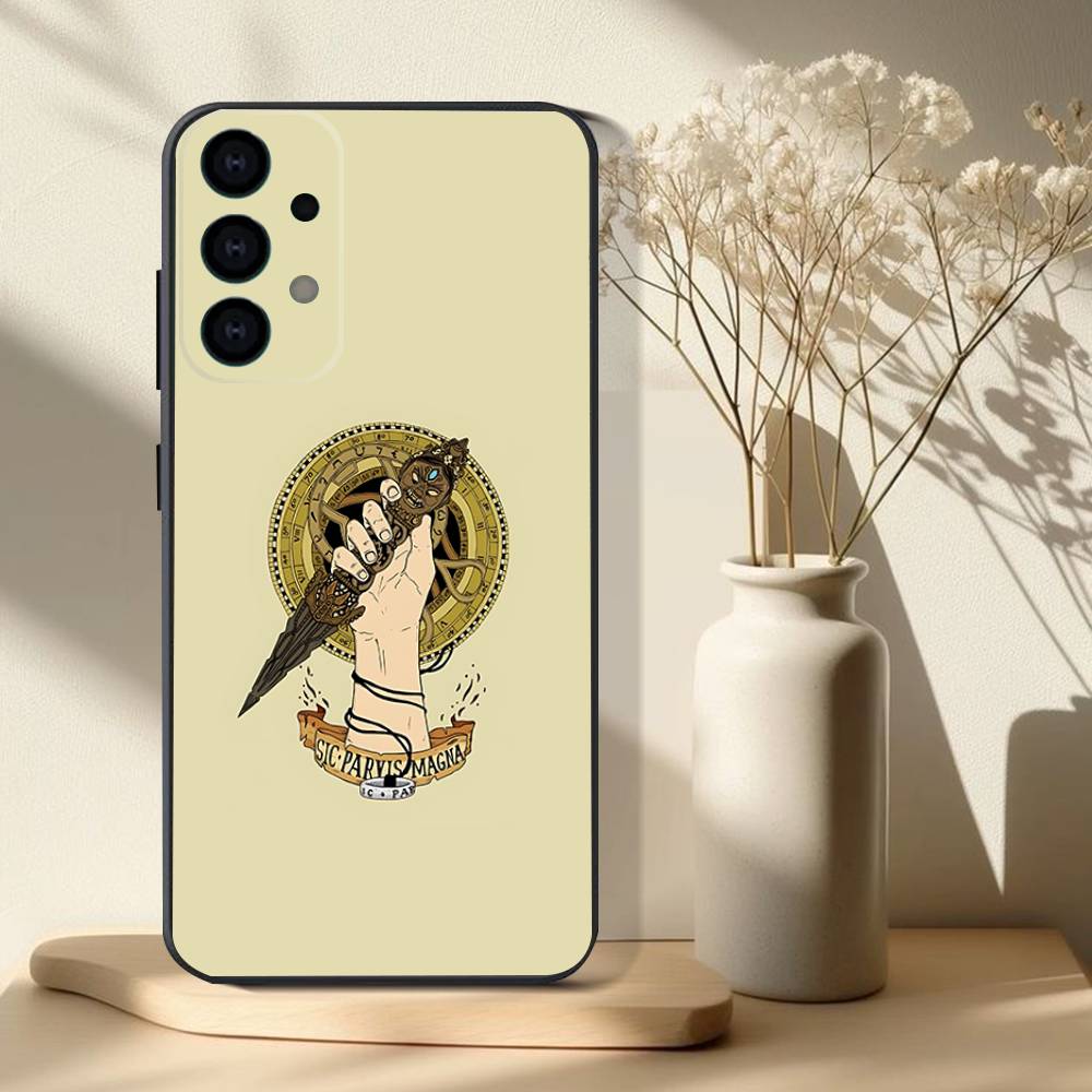 Чехол для телефона Samsung S 25,24,23,22,30,21,10,9,Ultra,Plus,Lite,FE,4,5G Sic Parvis Magna Uncharted Черный Мягкий Чехол Samsung S105G