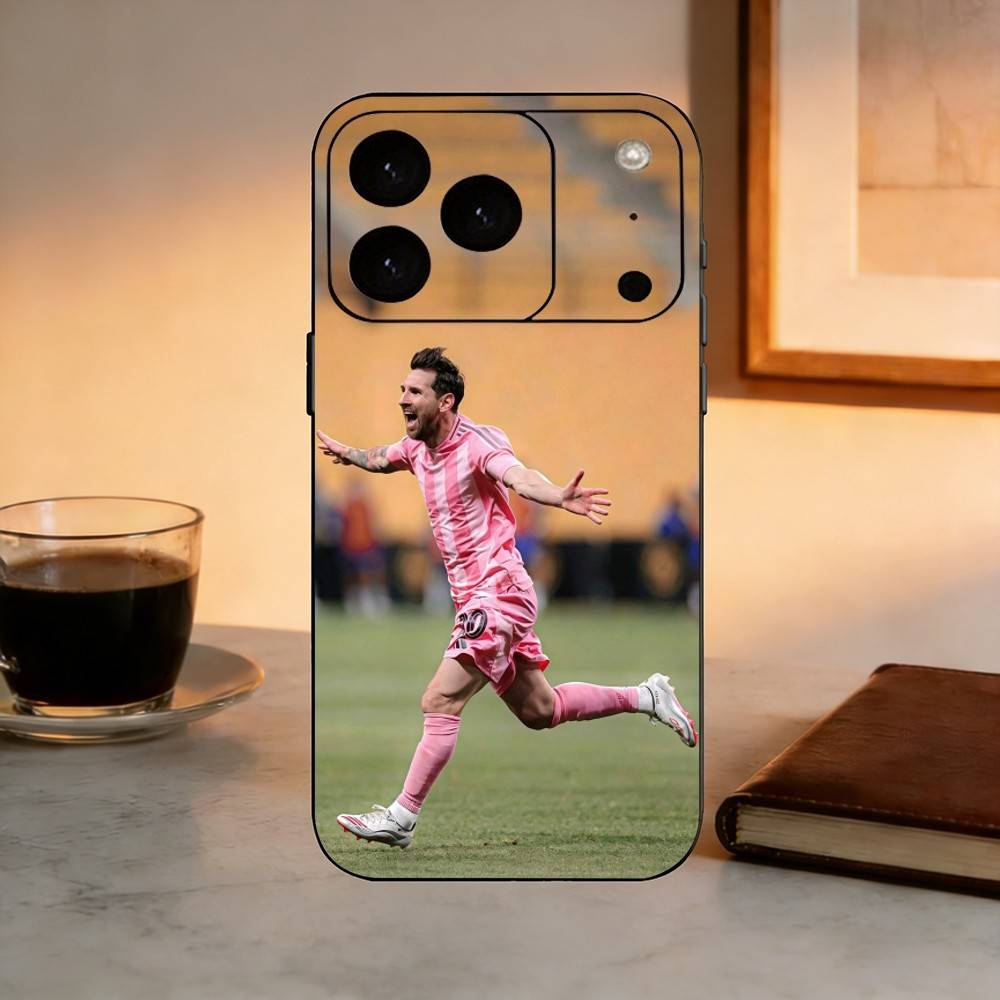 F-Football Leo M-essi LIONEL -L Phone Case For iPhone 17, 16,15,14,13,12,11 Plus,Pro Max, Others Soft Black Cover