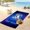 Cardiff City Personalisiertes Bedrucktes Strandtuch Fußballlogo Unterstützung Benutzerdefinierter Name Text Absorbierendes Handtuch für Sport Reisen Besonderes Geschenk
