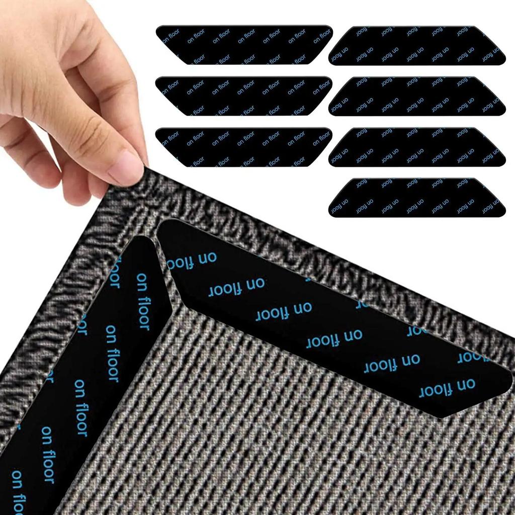 Carpet Non-slip Reusable Stickers Washable Anti Curling Carpet Patches Fixed Pad Floor Rug Mat Grip Stoppers Tapes