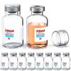 Sterile Empty Vials With Reuse Cap And 13 /20 mm Self Healing Injection Port,Buckle Glass Vials ,Sterile Package,Clear