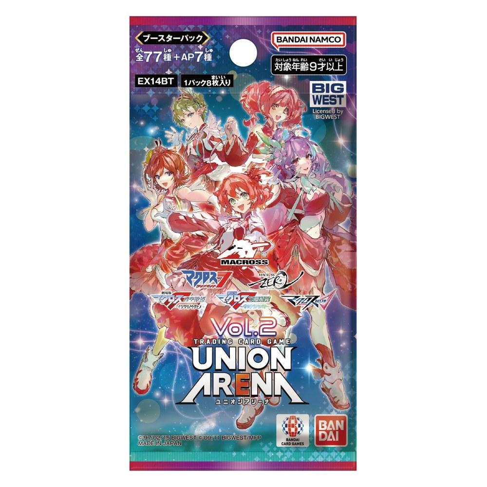 Bandai UNION ARENA Booster Pack Macross Series Vol.2 16 Packs Box