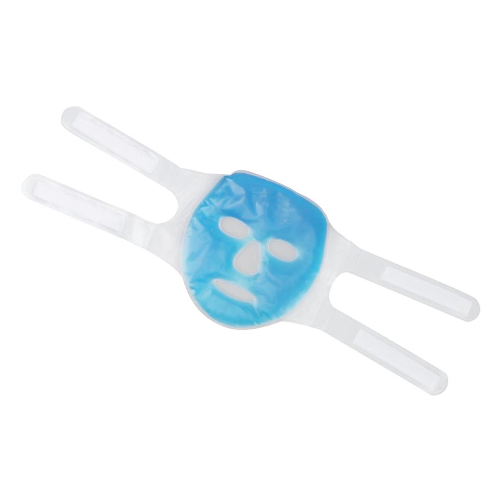 Gel Beads Face Mask Reduce Puff Migraine Relief Reusable Hot Cold Compress Therapy Gel Mask for Sleeping