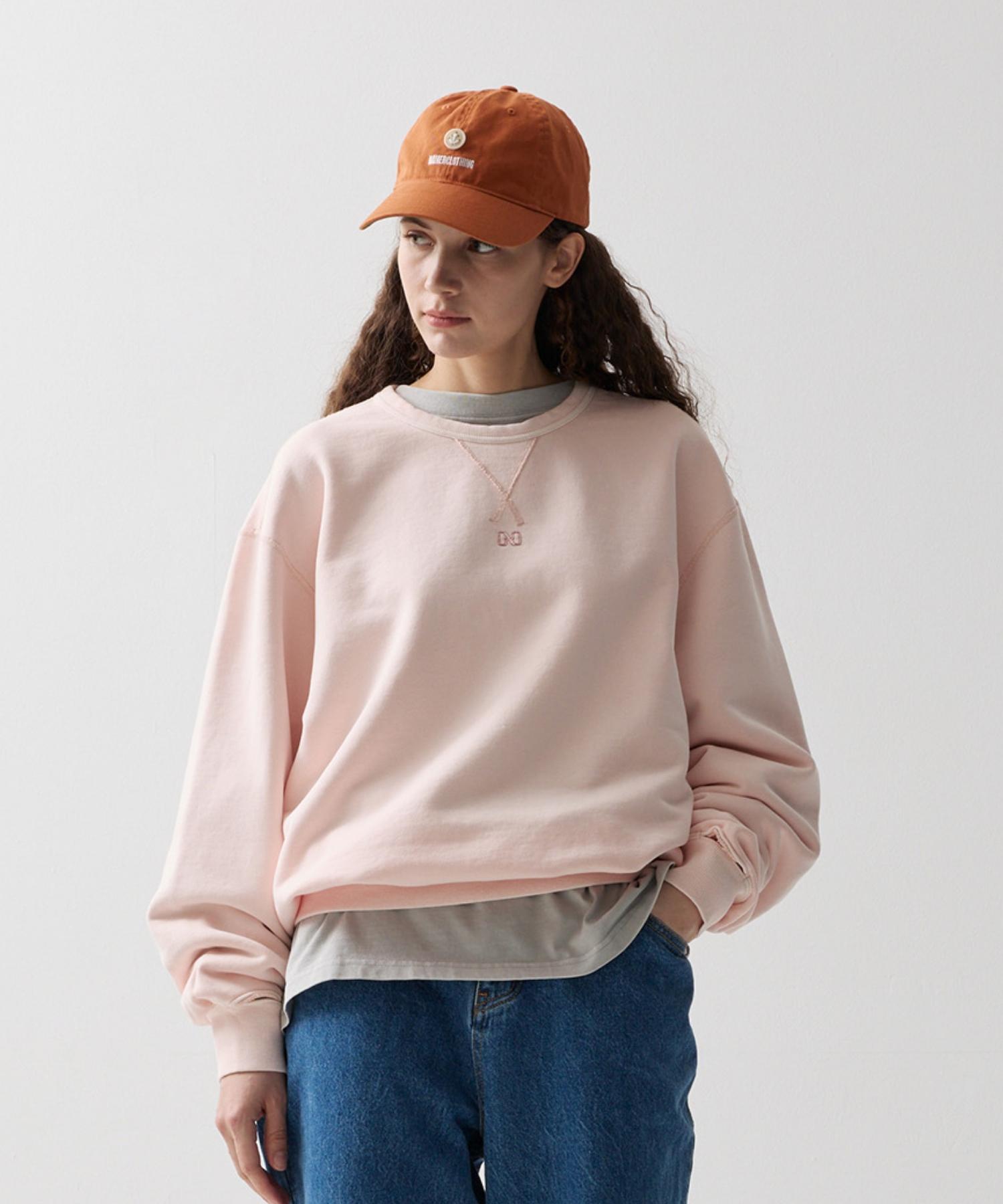 Namer Clothing Свитшоты с окрашенным символом-логотипом Светло-розовые L