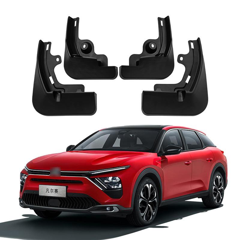 4 Stück Kotflügel für Citroen C5X Schmutzfänger Auto Spritzschutz Vorne Hinten Kotflügelschutz Zubehör