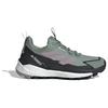 New Adidas Terrex Free Hiker 2.0 Low Gore Tex Silver Green Preloved Fig Carbon Women's IE5100