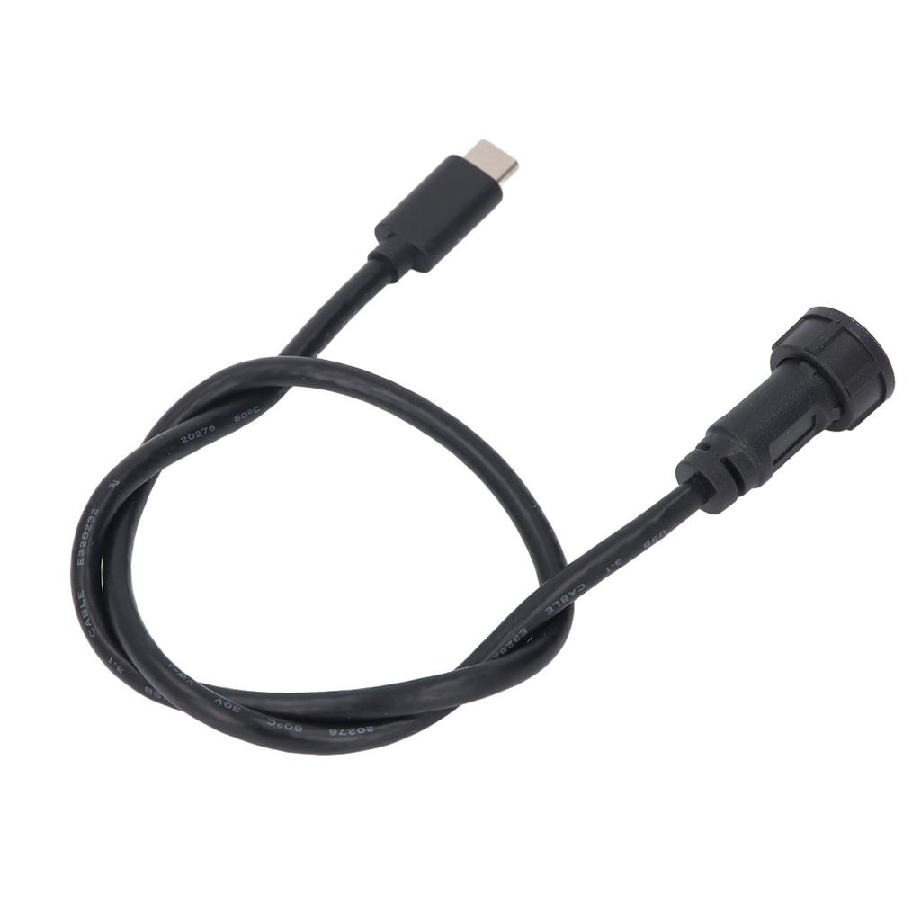 USB C Stecker auf Stecker Kabel 0,5 m Länge IP67 IP68 Wasserdicht Gerader Stecker Typ C Verlängerungskabel 30V