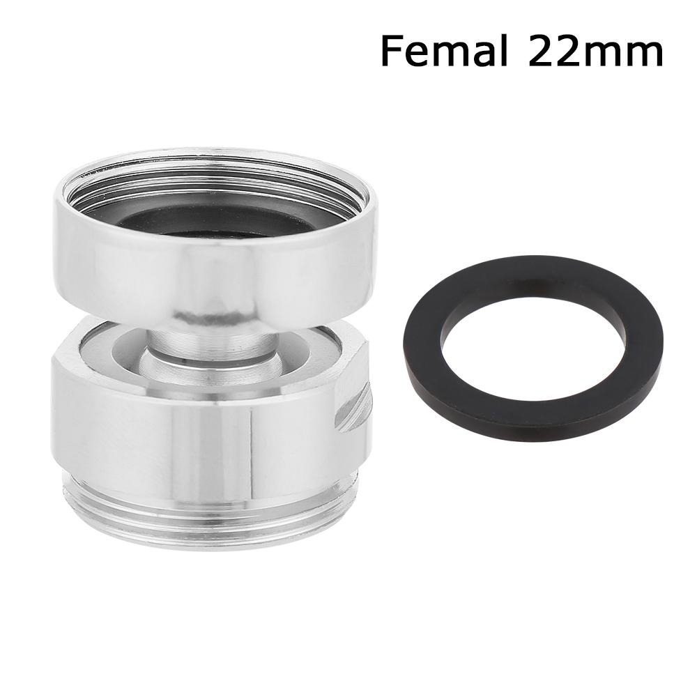 360 Degree Adjustable Brass Faucet Connector Swivel Aerator Adapter Water Purifier Accessories Connect Hose Faucet Fittings