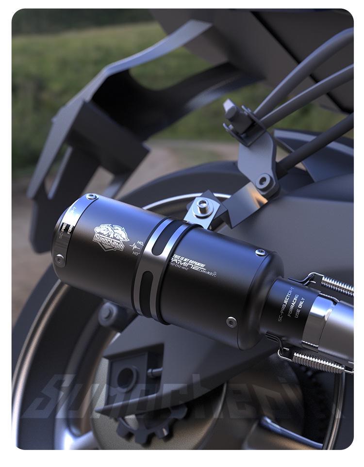 Universal Motorcycle Exhaust for Yamaha, Kawasaki, Honda, CFMOTO 450: SC Street-blasting Full System for Racing