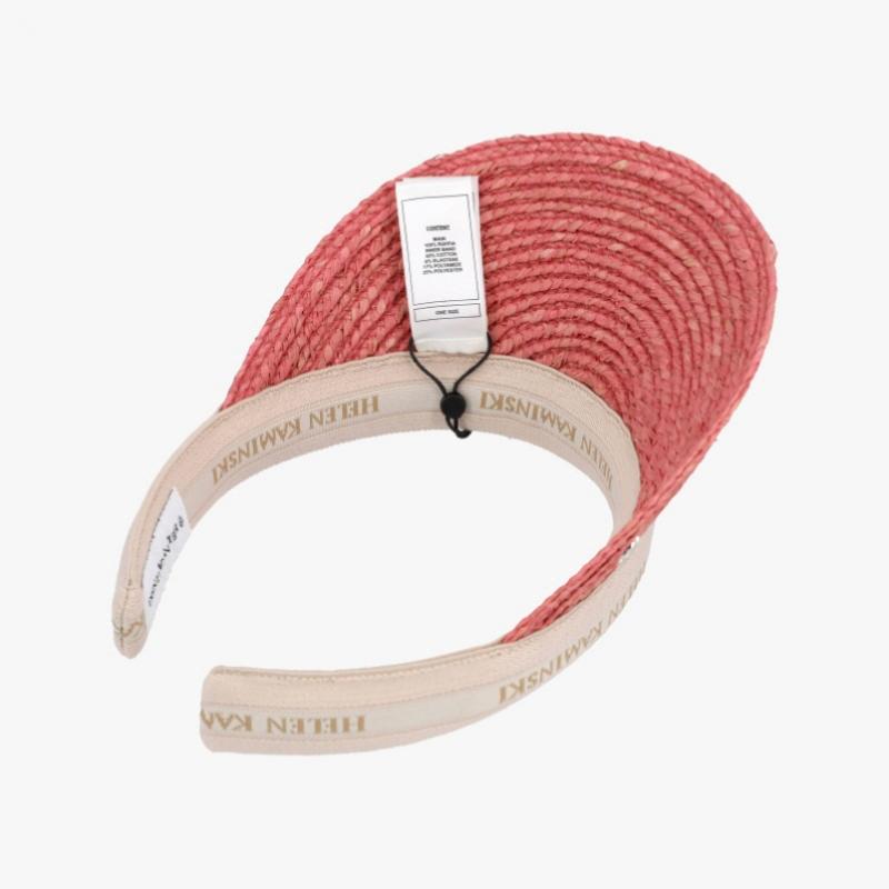 Helen Kaminski Bianca 8 Pomelo Natural Logo Visor Sun Cap Hat52204