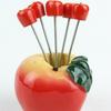 Creative Heart-Shaped Fruit Skewer Set - Stainless Steel Forks for Restaurants & Gifts