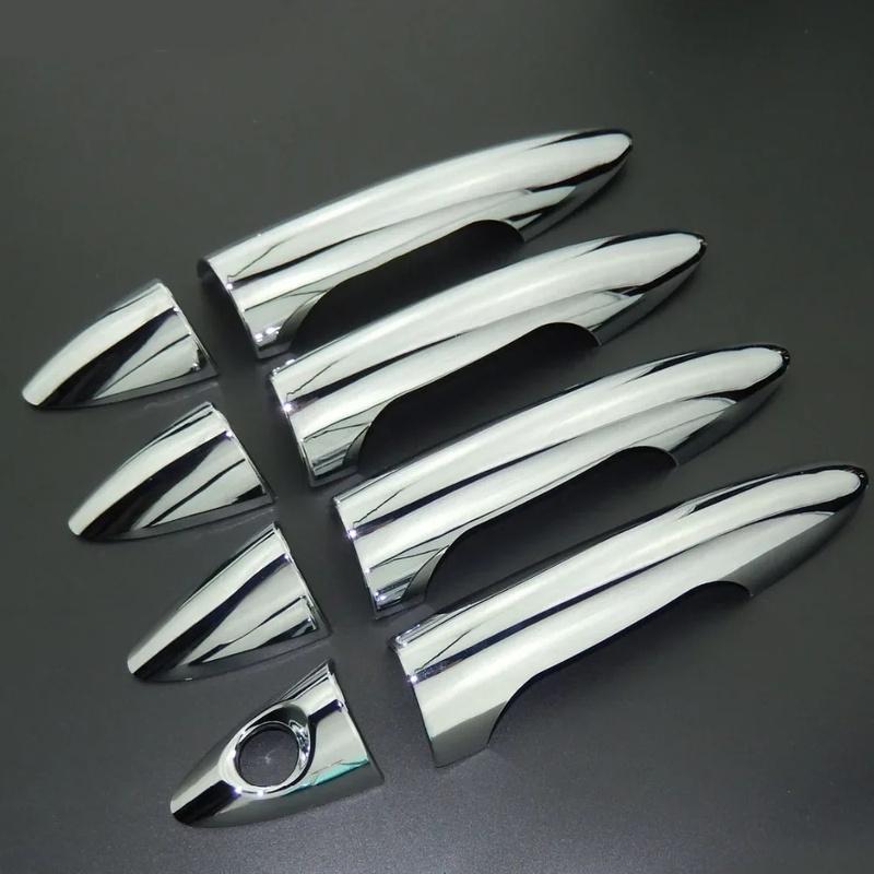 Car Upgrade Decoration Chrome Silver Door Bowl Handle Cover For Hyundai Accent Verna Solaris I25 2011-2017 Accessories