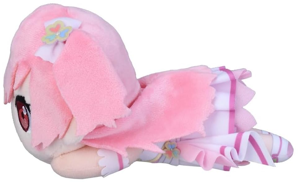 Airi Momoi Lying Down Plush Toy, "The Broken World and Miku Who Can't Sing" Movie, Official MORE MORE JUMP Merchandise