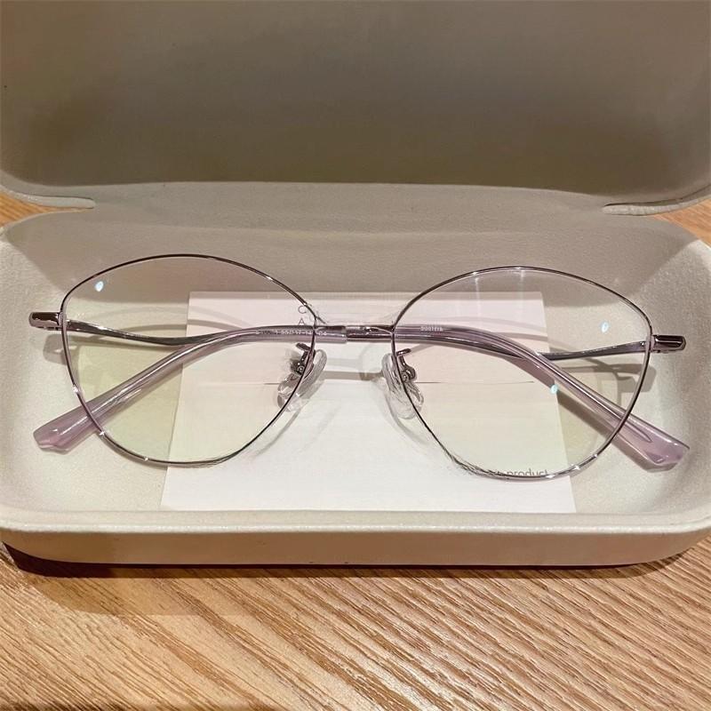 Spring Eyewear Frame With Antiradiation Glasses For Office Use