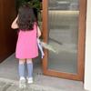 Girls Round Neck Sleeveless Dress Letter Printing Summer Cool Beach Dress