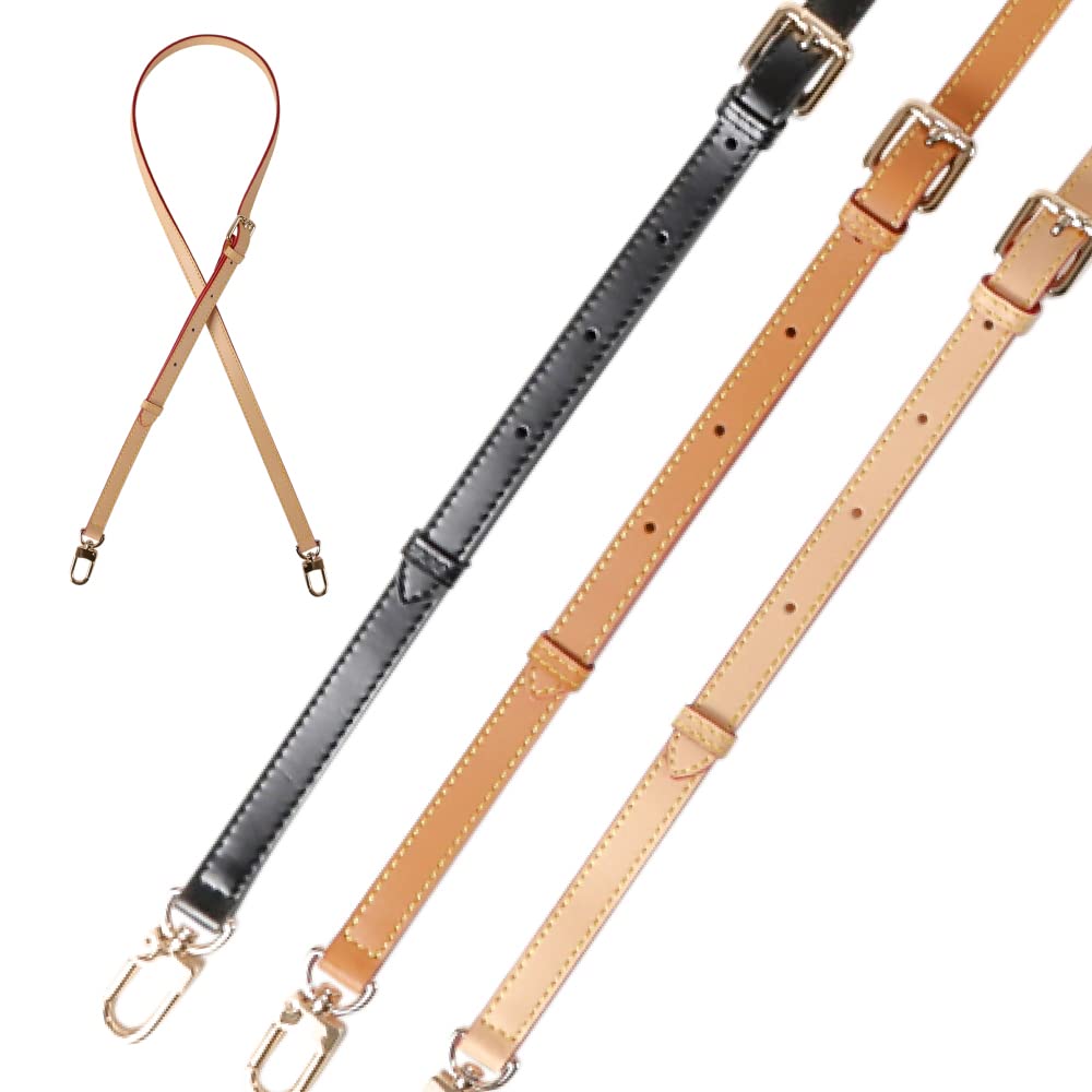 Shoulder Bag Belt Genuine Leather Bag Replacement Shoulder Strap Leather Cord Width (SOWAKA) 1.2cm / 1.5cm / 1.8cm (Brown 1.2cm)