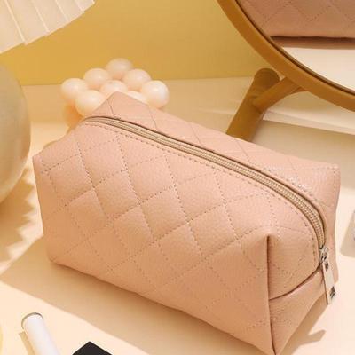 Large Travel Cosmetic Bag for Women Leather Makeup Organizer Female Toiletry Kit Bags Make Up Case Storage Pouch Luxury Lady Box