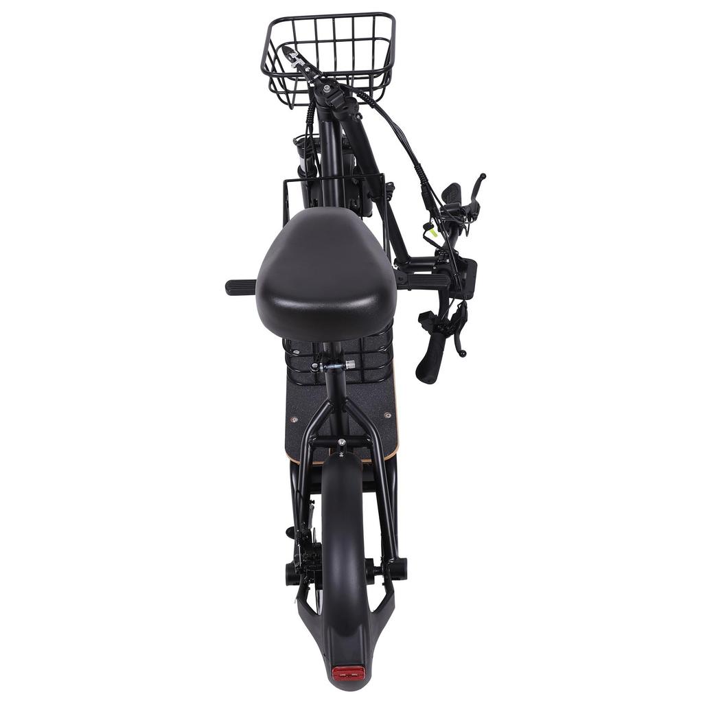 FreeBoy H14 Folding Electric Scooter, 36V 10Ah Battery, Detachable Basket