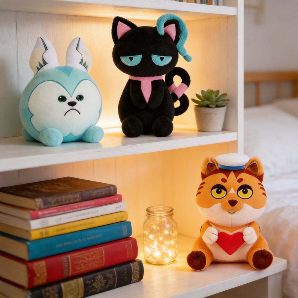 Neverness To Everness Cat Plush Pillow Cartoon Animal Cushion For Anime Fans