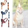 Mouth Muzzles Dog Anti Bark Collar Breathable Training Set Strips Reflective