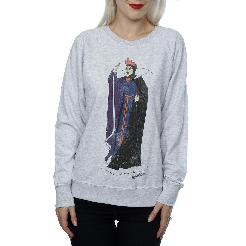 Schneewittchen und die sieben Zwerge Damen/Damen Classic Evil Queen Heather Sweatshirt